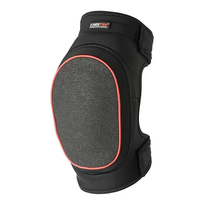 Kneetek Knieschoner Knieschoner KevSafe® - Schwarz, Schalenform - Diagonale Ansicht