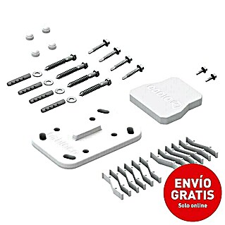 Dioco Kit de accesorios Smartwall (Blanco, Específico para: Vallas de aluminio)
