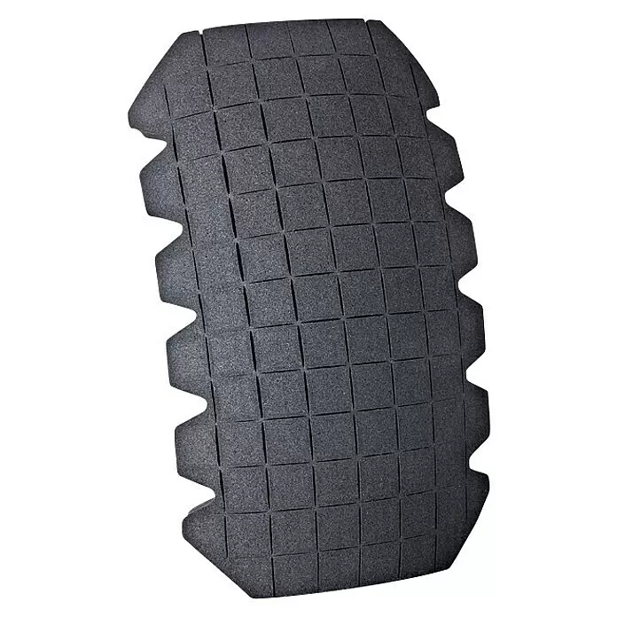 Kneetek Knieschoner Maxi 16 N - 1 Stk., Schwarz, Schalenform - Diagonale Ansicht