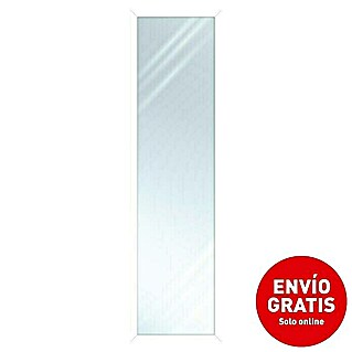 Espejo de pared PP (An x Al: 33 x 123 cm, Blanco)