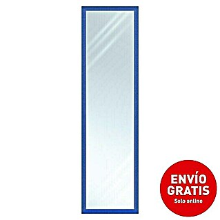Espejo de pared PP (An x Al: 33 x 123 cm, Azul)
