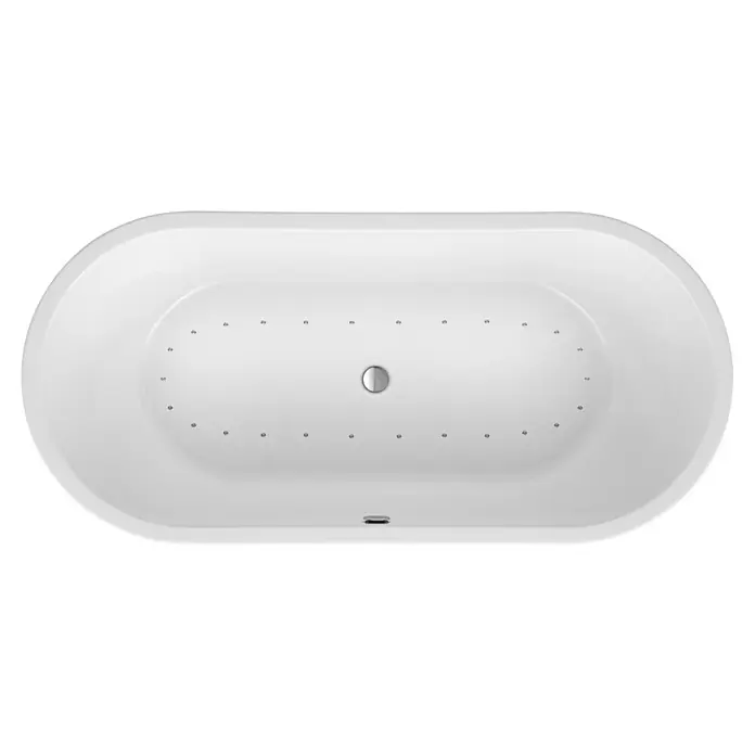 Ottofond Whirlpool Dorado - 190 x 89,5 cm, Sanitäracryl, Weiß, Silent - Ein luxuriöser Whirlpool in Weiß, ideal für entspannende Bäder und zur Steigerung des Wohlbefindens im eigenen Badezimmer.