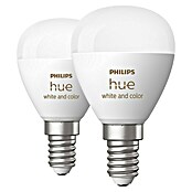 Philips Hue Smart-LED-Lampen Set White & Color Ambiance Tropfen (E14, Dimmbar, RGBW, 470 lm, 5,1 W, 2 Stk.) | BAUHAUS