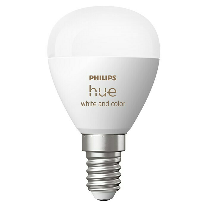 Philips Hue Set Smart LED-Lampe White & Color Ambiance Tropfen (E14, Dimmbar, RGBW, 470 lm, 5,1 W, 4 Stk.) | BAUHAUS