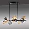 Paul Neuhaus Popsicle Pendelleuchte (30 W, L x B x H: 85 x 35 x 150 cm, Schwarz, G9) | BAUHAUS