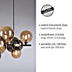 Paul Neuhaus Popsicle Pendelleuchte (30 W, L x B x H: 85 x 35 x 150 cm, Schwarz, G9) | BAUHAUS