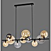 Paul Neuhaus Popsicle Pendelleuchte (30 W, L x B x H: 85 x 35 x 150 cm, Schwarz, G9) | BAUHAUS