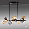 Paul Neuhaus Popsicle Pendelleuchte (30 W, L x B x H: 85 x 35 x 150 cm, Schwarz, G9) | BAUHAUS