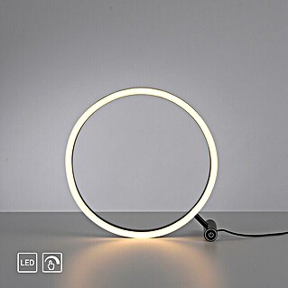 Just Light LED-Tischleuchte rund RITUS (13,5 W, Ø x H: 28,5 x 28,5 cm, Anthrazit, Warmweiß)