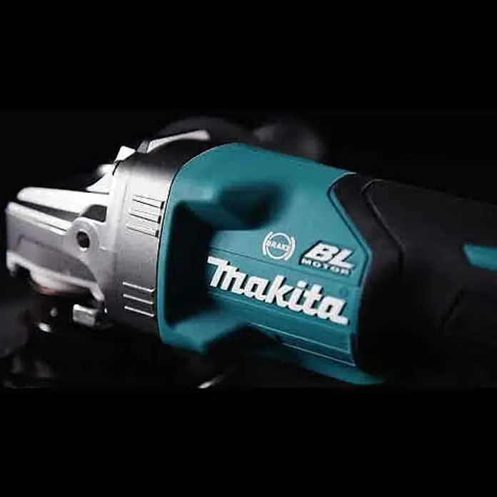 Makita XGT 40V max. Akku-Winkelschleifer GA013GM201 - 2 Akkus, 4 Ah, Leerlaufdrehzahl: 8.500 U/min - XGT Akku-Winkelschleifer GA013G 40 V max.