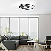 Just Light LED-Deckenleuchte DOMINO (31 W, L x B x H: 45 x 39,5 x 6,8 cm, Schwarz, Warmweiß) | BAUHAUS