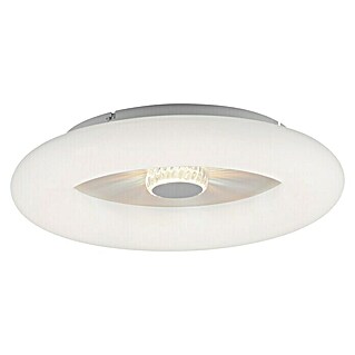 Just Light LED-Deckenleuchte rund VERTIGO (30 W, Ø x H: 50 x 13,5 cm, Weiß, Mehrfarbig)