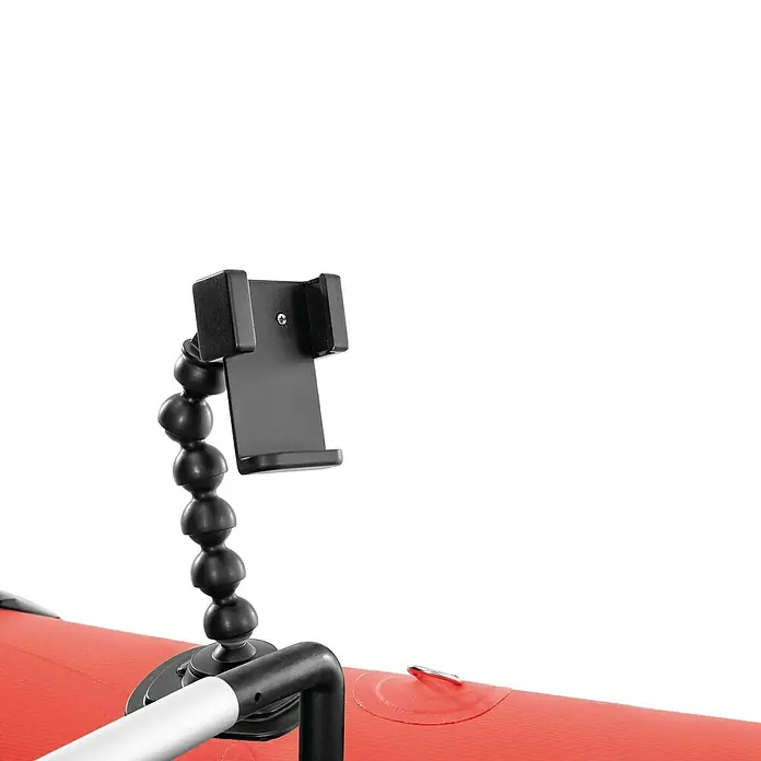 Intex Kajak Komplettset Excursion Pro - Nutzlast: 100 kg, Geeignet für: 1 Person - Aufblasbares SUP-Board mit einer flexiblen Handyhalterung, ideal zum freihändigen Filmen von Abenteuern auf dem Wasser.