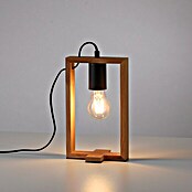 Just Light Tischleuchte FRANKY (L x B x H: 15 x 10 x 28,5 cm, Schwarz, E27) | BAUHAUS