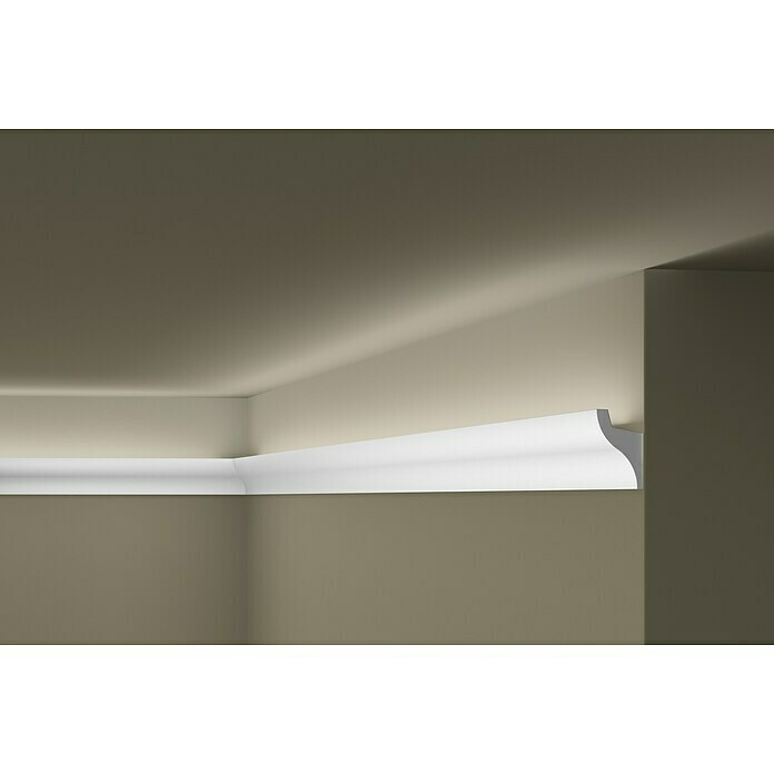 Nmc Decoflair Lichtleiste IL3 (2 m x 33 mm x 50 mm, Hochverdichtetes extrudiertes Polymer (HDPS)) | BAUHAUS