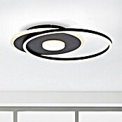 Just Light LED-Deckenleuchte DOMINO (31 W, L x B x H: 45 x 39,5 x 6,8 cm, Schwarz, Warmweiß) | BAUHAUS