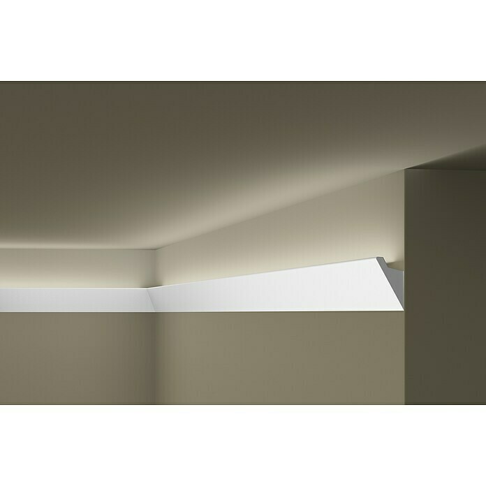 Nmc Decoflair Lichtleiste IL4 (2 m x 36 mm x 60 mm, Hochverdichtetes extrudiertes Polymer (HDPS)) | BAUHAUS