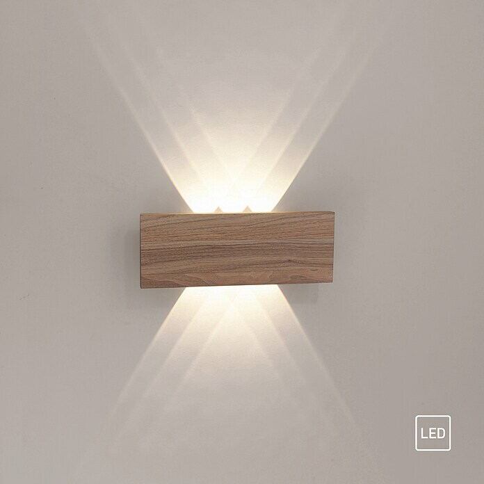 Paul Neuhaus LED-Wandleuchte Carlo (18 W, L x B x H: 60 x 60 x 13,5 cm,  Stahl) | BAUHAUS