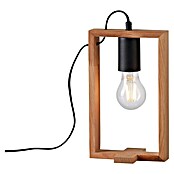 Just Light Tischleuchte FRANKY (L x B x H: 15 x 10 x 28,5 cm, Schwarz, E27) | BAUHAUS