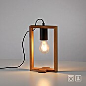 Just Light Tischleuchte FRANKY (L x B x H: 15 x 10 x 28,5 cm, Schwarz, E27) | BAUHAUS