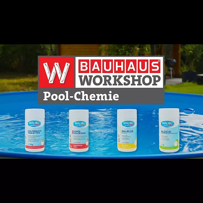 Malibu Super-Chlortabs 20 g1 kg - Poolpflege: Alles ber Chlor, pH-Wert, Algicid und Co. [Experten-Tipps] | BAUHAUS Workshop