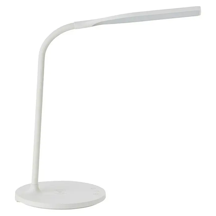 Brilliant LED-Tischleuchte Joni - 5,5 W, L x B x H: 33 x 17 x 34 cm, Weiß, Mehrfarbig - Elegante weiße LED-Tischleuchte mit schlankem Design. Ideal für Schreibtisch oder Nachttisch, bietet helles, energiesparendes Licht.\n