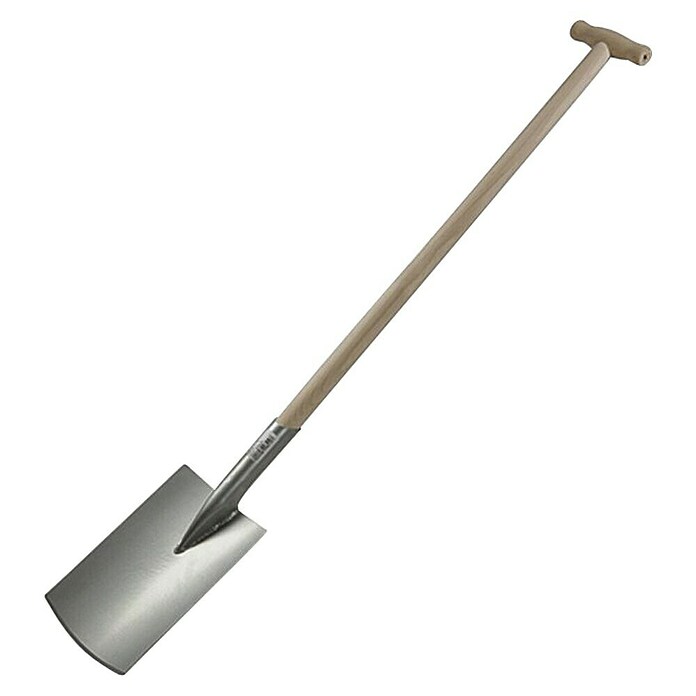 Gärtnerspaten (Arbeitsbreite: 29 cm, Silber, T-Stiel)