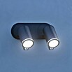 Steinel LED-Sensor-Außenwandleuchte SPOT DUO SC anthrazit (14,6 W, L x B x H: 17,5 x 24,7 x 9,8 cm, Anthrazit, Warmweiß) | BAUHAUS
