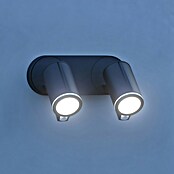 Steinel Aplique exterior LED con sensor SPOT DUO SC (14,6 W, L x An x Al: 17,5 x 24,7 x 9,8 cm, Antracita, Blanco cálido) | BAUHAUS