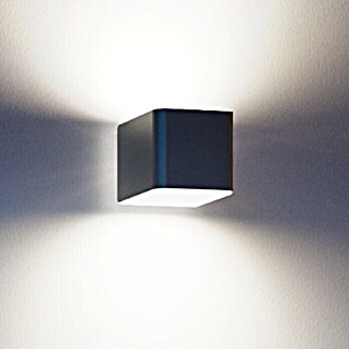 Steinel LED-Sensor-Außenwandleuchte L 840 SC anthrazit (9,1 W, L x B x H: 11 x 11 x 13,35 cm, Anthrazit, Warmweiß)