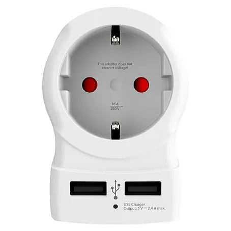 Skross  Reiseadapter Europe to US USB