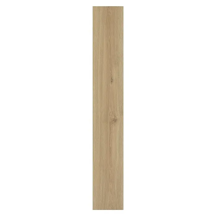 Living by Haro Laminat Sonderedition - Eiche Olbia, Landhausdiele, 1.282 x 193 x 7 mm - Detailaufnahme eines Holzfurniers mit feiner Maserung und natürlicher Farbgebung.