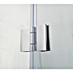 GME Mampara de ducha frontal Glass Combi C (95 x 195 cm, Espesor de vidrio: 8 mm, Plata brillo, An x Al: 95 (25/70) x 195 cm) | BAUHAUS