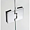 GME Mampara de ducha frontal Glass Combi C (95 x 195 cm, Espesor de vidrio: 8 mm, Plata brillo, An x Al: 95 (25/70) x 195 cm) | BAUHAUS