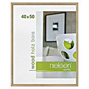 Nielsen Holzwechselrahmen Zoom (Gold, 40 x 50 cm, Holz)