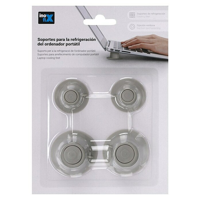 Inofix Soportes de base para ordenador (4 ud.) | BAUHAUS