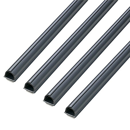 Inofix Cablefix Guía pasacables (Largo: 1 m, Gris, 4 ud.)