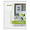Nielsen Holzwechselrahmen Zoom (Weiß, 40 x 50 cm, Holz)
