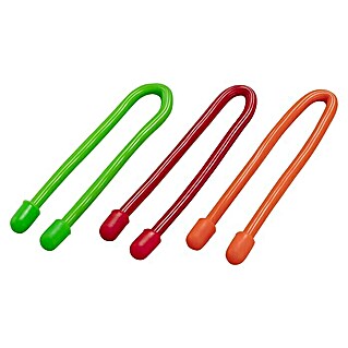 Inofix Bridas para cables Magic Tie (3 ud., 15 cm, Multicolor)