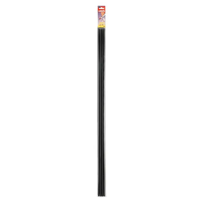 Inofix Cablefix Guía pasacables - Largo: 1 m, Negro, 4 ud. - Un juego de bridas de cable negras de Cablefix, ideal para organizar y asegurar cables en casa o en la oficina. Ayudantes prácticos para el orden.