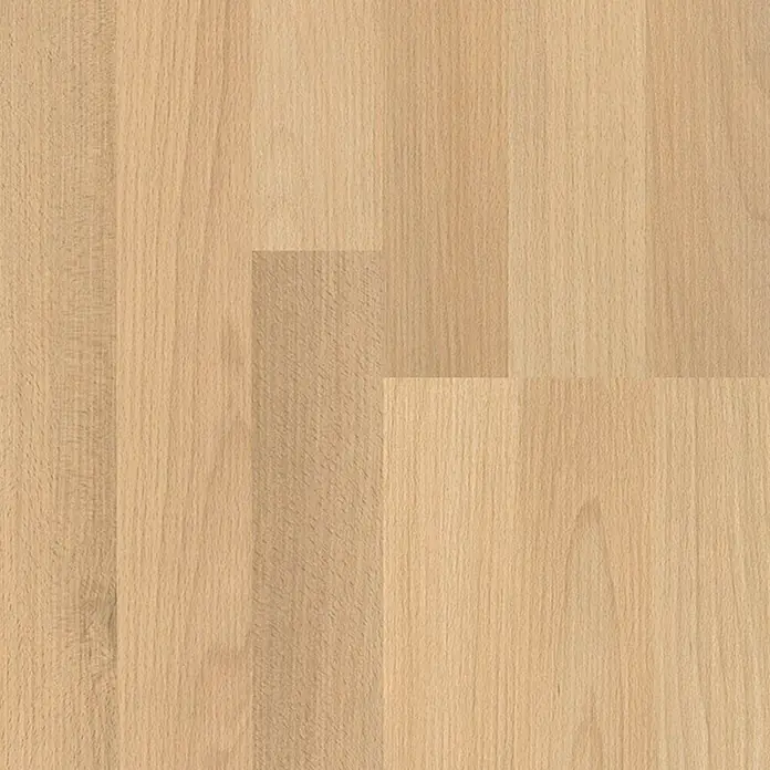 Living by Haro Laminat Sonderedition - Buche, Schiffsboden, 1.282 x 193 x 7 mm - Helles Holzbodenmuster mit vertikalen Brettern, das eine natürliche und warme Ästhetik für Innenräume bietet.