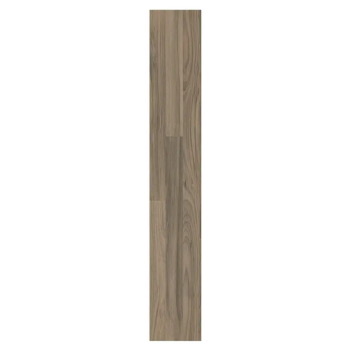 Living by Haro Laminatmuster Sonderedition Nussbaum - 290 x 193 x 7 mm, Schiffsboden - Nahaufnahme eines Laminatbodens mit Holzmaserung in warmen Brauntönen. Die Oberfläche ist leicht strukturiert und wirkt natürlich.