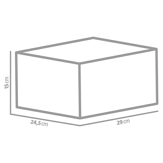 Christoph Mähstein Mähroboter L-Randstein (Grau, 24,5 x 29 x 15 cm, Beton) | BAUHAUS