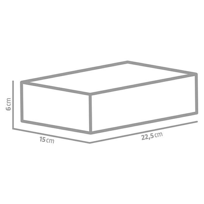 EHL Pflasterstein Top Drän (Weiß/Anthrazit, 22,5 x 15 x 6 cm, Rechteckig) | BAUHAUS