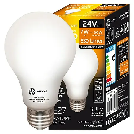 Xunzel  Bombilla LED Nature 24V