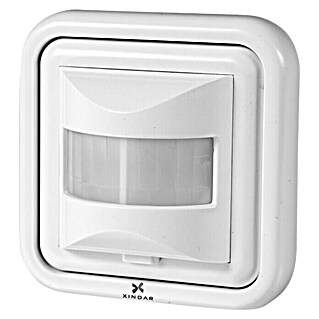 Xindar Detector de movimiento por infrarrojos (Alcance: 9 m, Rango de detección: 160 °, Blanco)