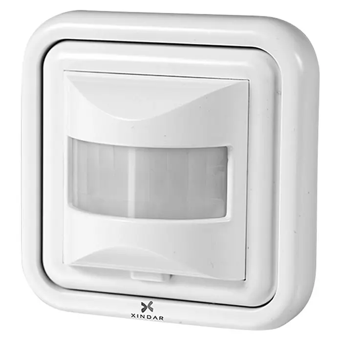 Xindar Sensor de movimiento - Alcance sensor: 9 m, Blanco, Ángulo de detección sensor: 160 ° - Sensor de movimiento blanco XINDAR para aplicaciones de pared, ideal para automatizar sistemas de iluminación y aumentar la eficiencia energética.