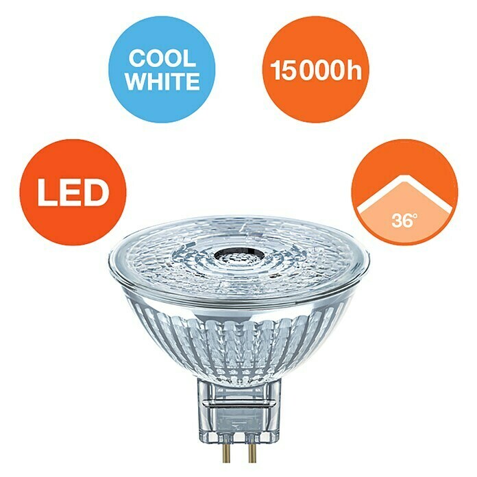 Osram LED svjetiljka (2,9 W, 36°, Bez prigušivanja, Hladna bijela)