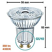 Osram Bombilla reflectora LED Star PAR16 (4,3 W, GU10, 36°, Blanco frío)