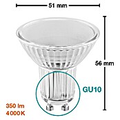 Osram Bombilla reflectora LED Star PAR16 (4,3 W, GU10, 120°, Blanco frío)
